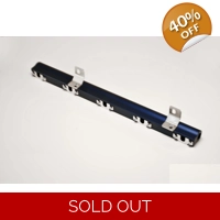 5 cylinder billet fuel rail BLUE